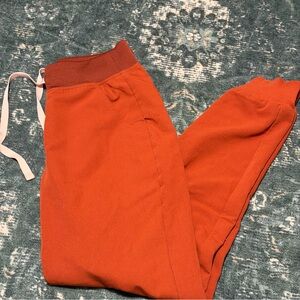 Figs Burnt Orange Jogger Pants